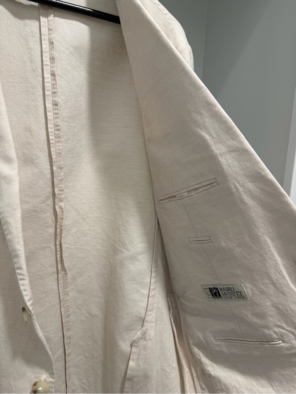 J. Crew Ludlow Slim-fit unstructured suit jacket Irish cotton-linen blend AU428 - Picture 9 of 14